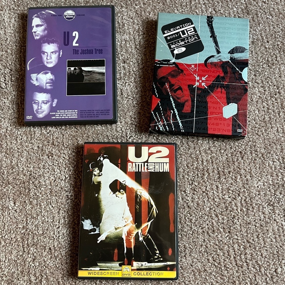 U2 Band / Music DVD Bundle Set - Picture 2 of 5